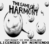 Game of Harmony Title Screen